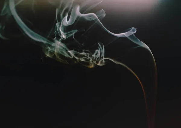 Καπνός τέχνη στο χρώμα — Φωτογραφία Αρχείου