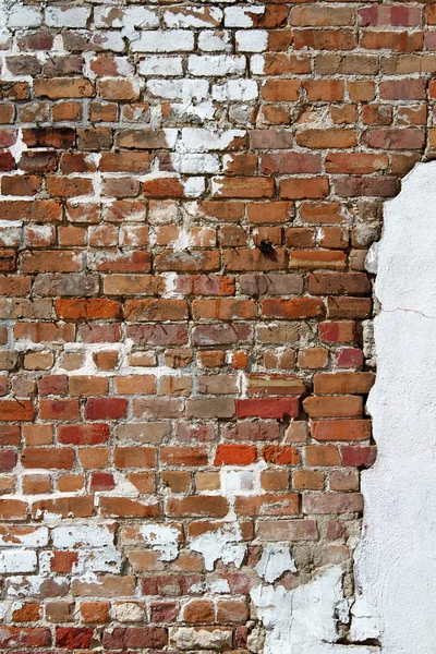 Achtergrond muur textuur van een oude sectie gevel — Stockfoto