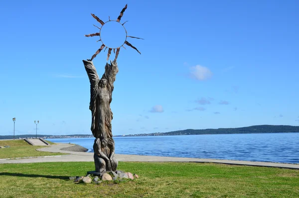petrozavodsk Panoraması. Rusya.