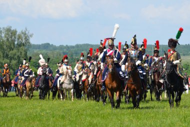 1812 yılında Rusya'da borodino yakın savaş üreme.
