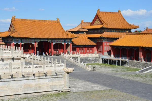Zakázané město. palác muzeum. Beijing, Čína. — Stock fotografie