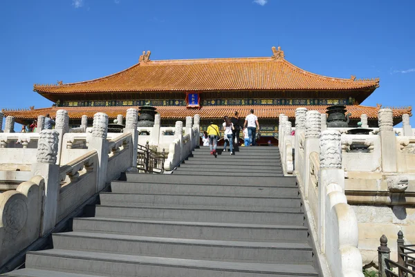 Zakázané město. palác muzeum. Beijing, Čína. — Stock fotografie
