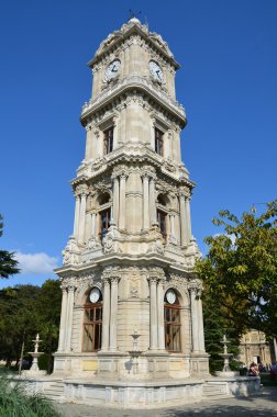İstanbul, dolmabahche Saat Kulesi.