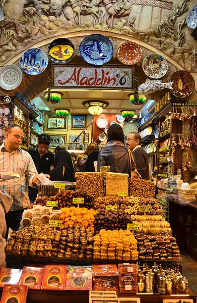 Egyptiska basaren i istanbul. — Stockfoto