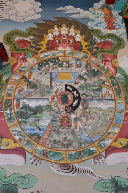 Nepal-katmandu, pullhari Manastırı.