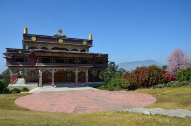 Nepal-katmandu, pullhari Manastırı.