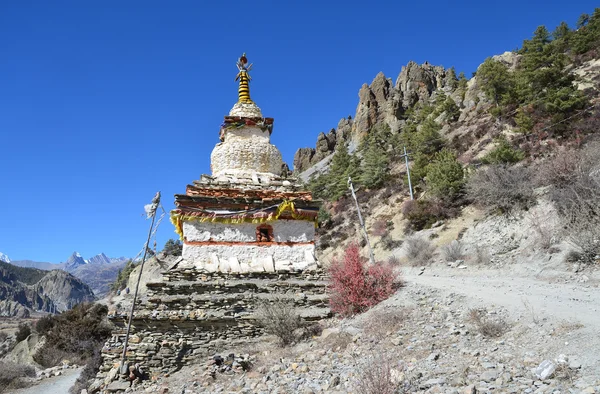 Nepal, trekking por Anapurna . — Foto de Stock