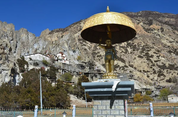 Nepal, wandern rund um anapurna.manang. — Stockfoto