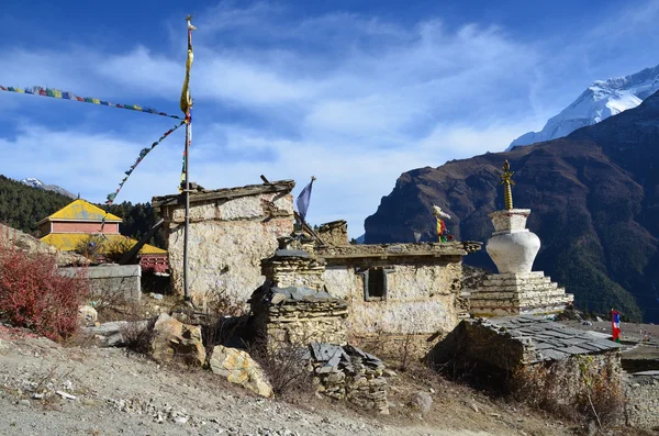 Nepal, vandring runt anapurna. — Stockfoto