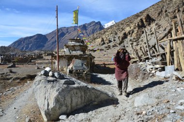 nepal, Anapurna doğa yürüyüşü.