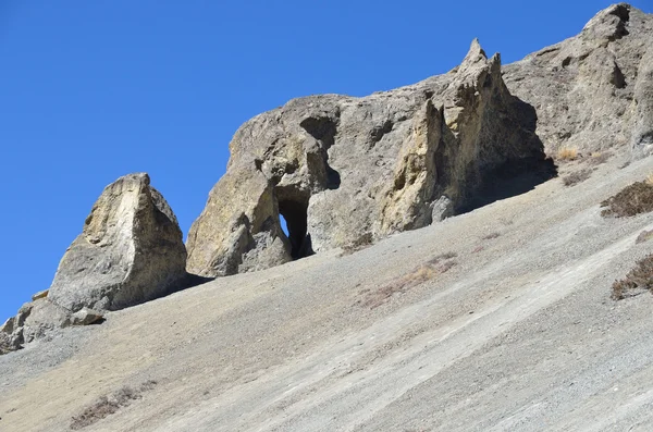 Nepál trekking kolem Anapurna památkovou rezervací. — Stock fotografie