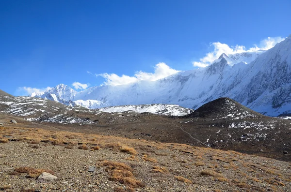 Nepal, trekking wokół anapurna. — Zdjęcie stockowe
