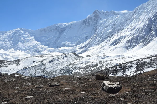 Nepál trekking az egész anapurna. — Stock Fotó