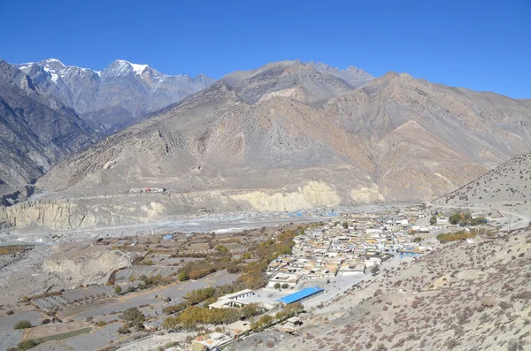 Nepal, vandring runt anapurna. Jomsom. — Stockfoto