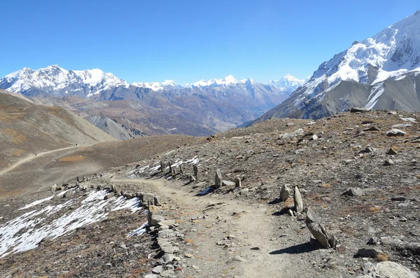 Nepal, vandring runt anapurna. — Stockfoto