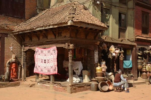 Nepal, panorama von bhaktapur. — Stockfoto