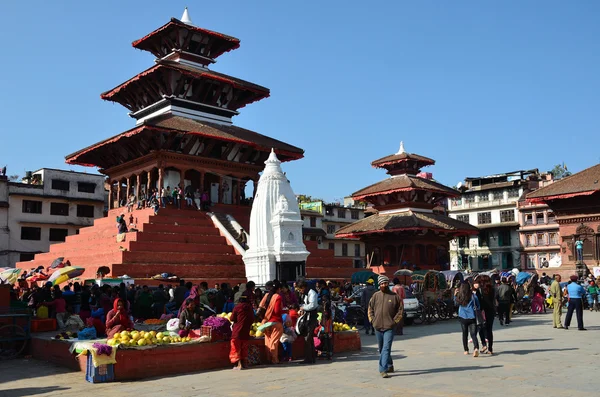 Nepál Káthmándú durbar náměstí . — Stock fotografie