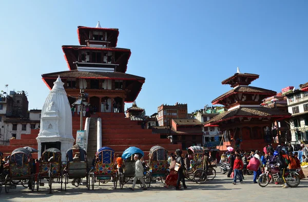 Nepál Káthmándú, darbar náměstí . — Stock fotografie