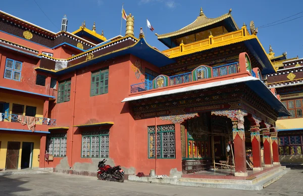 Nepal. Kloster in der Nähe von Bodnath Stupa in Katmandu. — Stockfoto