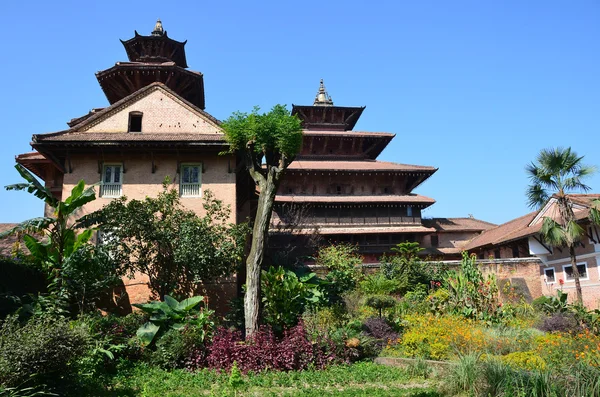 Nepal, Patan, el Jardín del Palacio Real — Foto de Stock