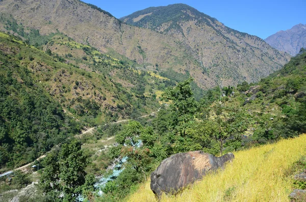 The foothills of the Himalayas, Nepal — Stock Photo, Image