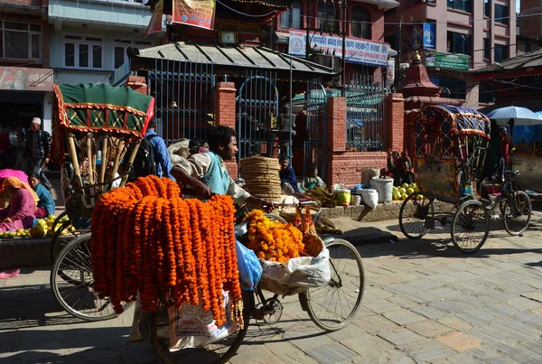 Nepal, Kathmandu comércio de rua — Fotografia de Stock
