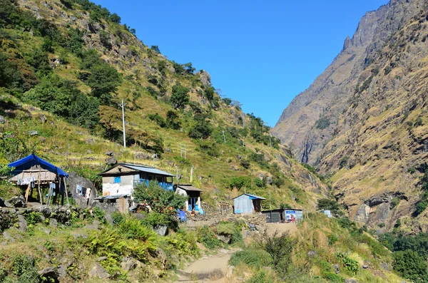 De uitlopers van de Himalaya, nepal — Stockfoto