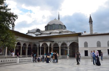 İstanbul, topcapy Sarayı avlusu.