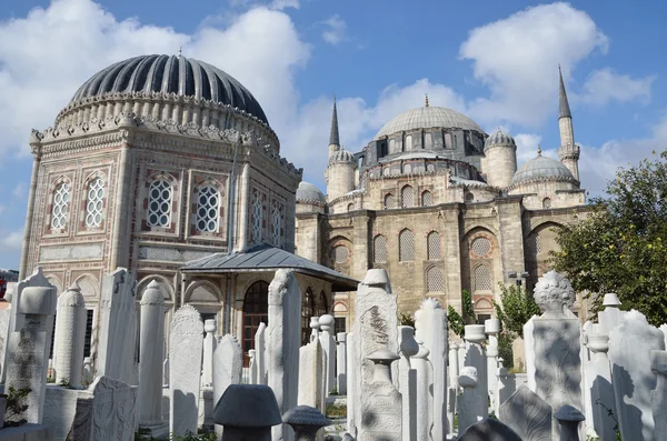 Isztambul nevezetességeit. shehzade mosque, Törökország. — Stock Fotó