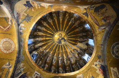 Kariye Müzesi İstanbul, eski mozaikler.