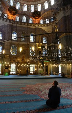 Sights of Istanbul. Yeni Mosque, Turkey.