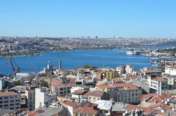 Panorama van Istanbul. — Stockfoto