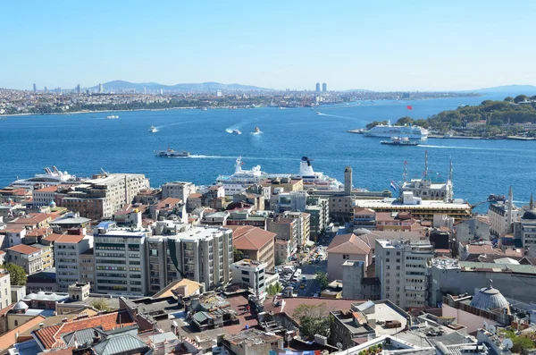 Panorama van Istanbul. — Stockfoto