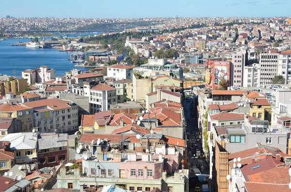 Panorama van Istanbul. — Stockfoto