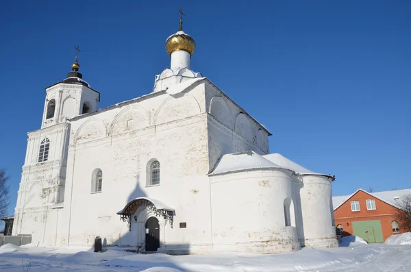 Panorama de Suzdal, Catedral de Vasilyevskiy. Anel de ouro da Rússia . — Fotografia de Stock