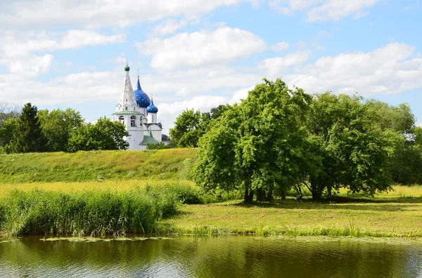 スーズダリのパノラマ。ロシアの金の指輪. — ストック写真