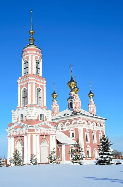 De kerk van mihail arhangel in Soezdal. gouden ring van Rusland. — Stockfoto