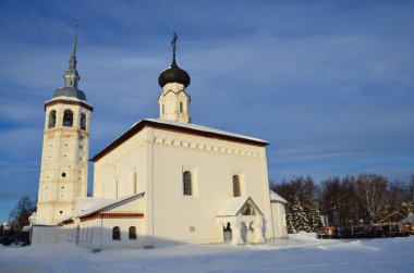 voskresenskaya kilisede suzdal. Rusya'nın altın yüzük.