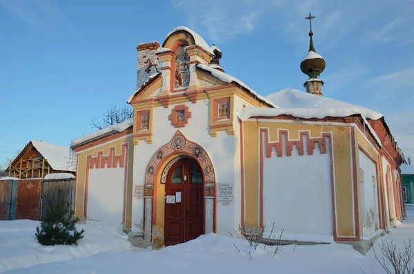 Suzdal で聖ニコラス教会のアイコン絵画のワーク ショップ。ロシアの金の指輪. — ストック写真