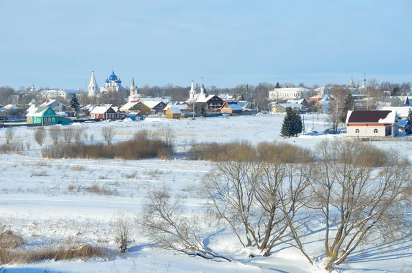 Panorama of Suzdal. Golden ring of Russia. — Stock Photo, Image