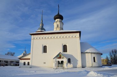 voskresenskaya kilisede suzdal. Rusya'nın altın yüzük.