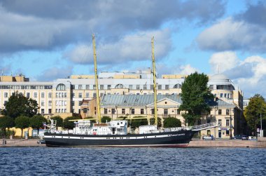 st. petersburg, gemi ve yat neva Panoraması.