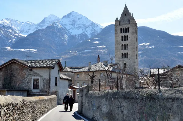 Italie, vue sur Aoste . — Photo