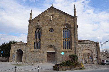 İtalya, bergamo, mishel pozzo bianko Kilisesi.