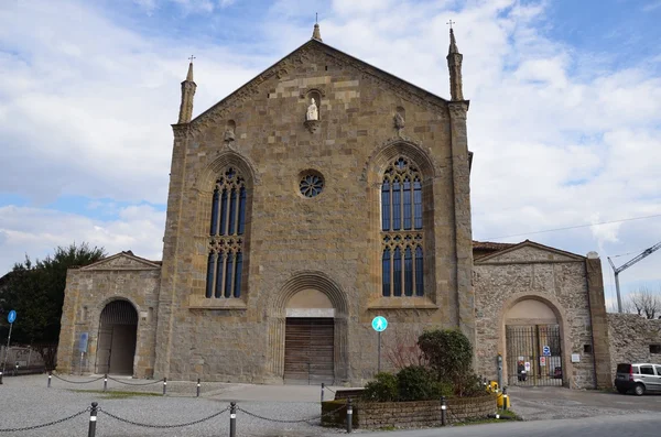 Италия, Бергамо, церковь Мишеля Поццо Бьянко . — стоковое фото
