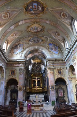 İtalya, bergamo, snt Kilisesi. Agata nel carmine.