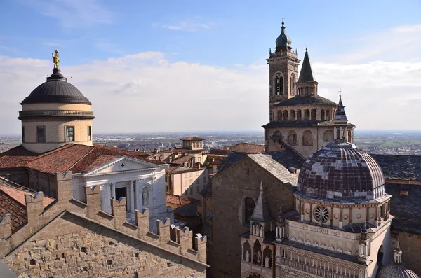 Itálie, panorama bergamo. — Stock fotografie