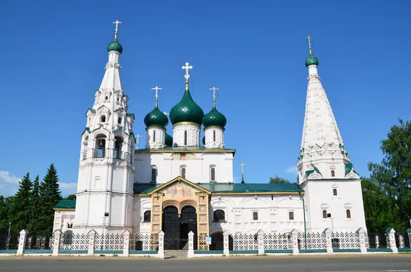 A igreja de Ilya Prorok em Yaroslavl. Anel de ouro da Rússia . — Fotografia de Stock
