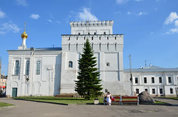 Знаменская башня земного города (1660 год), Ярославль . — стоковое фото