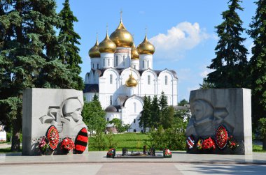uspensky katedral prorok yaroslavl içinde. Rusya'nın altın yüzük.
